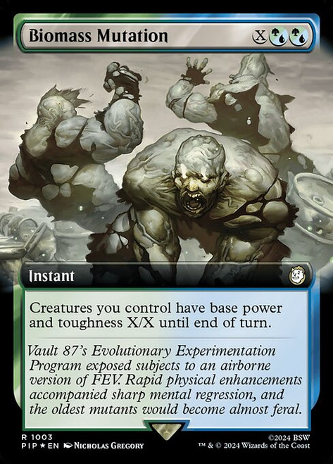 Biomass Mutation (PIP) (SurgeFoil) (Extended Art) (1003)
