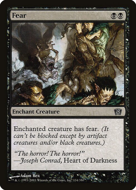 Fear (8ED) (Foil) (134★)