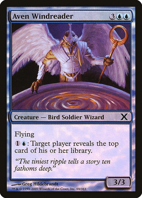 Aven Windreader (10E) (Foil) (69★)