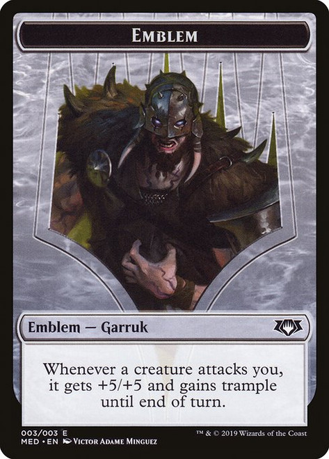 Garruk, Apex Predator Emblem (TMED) (W3)