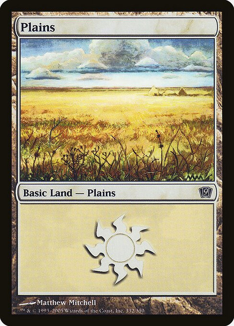 Plains (9ED) (Foil) (332★)