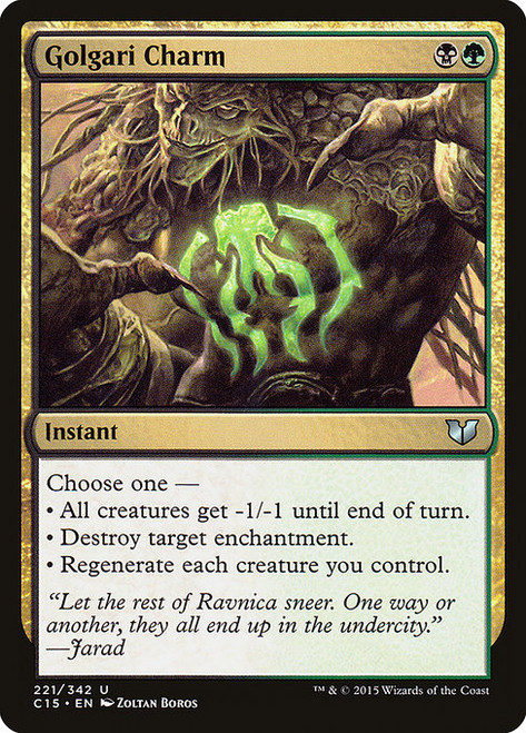 Golgari Charm (C15) (#221) Golgari Charm (C15) (#221)