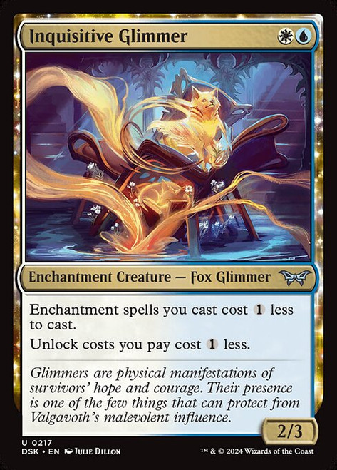 Inquisitive Glimmer (DSK) (Foil) (#217)