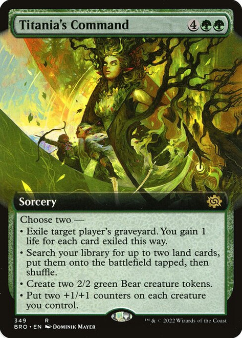 Titania's Command (BRO) (Extended Art) (#349)