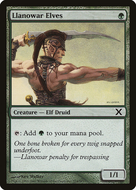 Llanowar Elves (10E) (Foil)
