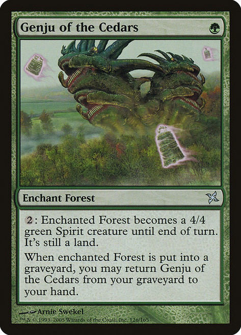 Genju of the Cedars (BOK) (Foil)