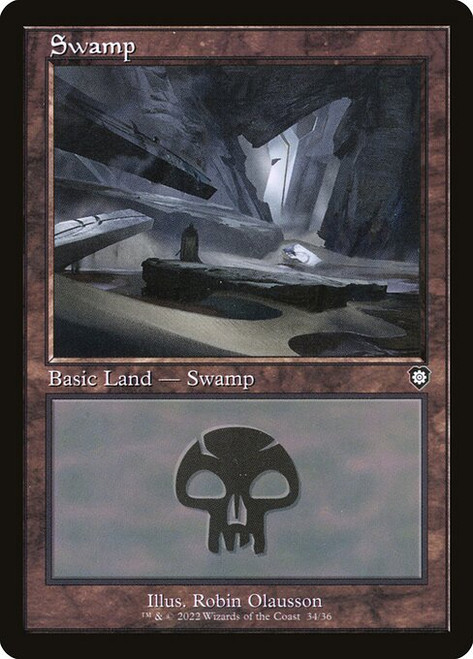 Swamp (34) (Retro Frame) (BRC)