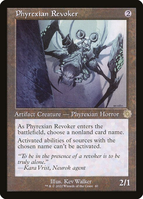 Phyrexian Revoker (#40) (Retro Border) (BRR)