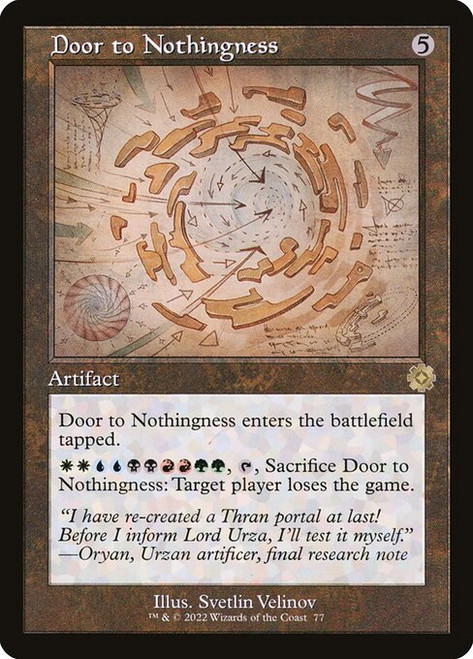 Door to Nothingness (#77) (Retro Border) (Retro Schematics) (BRR) (Foil)