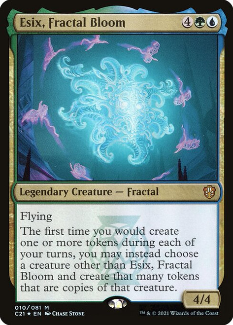 Esix, Fractal Bloom (C21) (Foil)