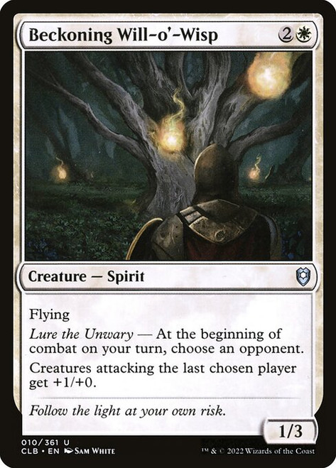 Beckoning Will-o'-Wisp (CLB) (Foil)