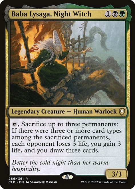 Baba Lysaga, Night Witch (CLB) (Foil) Baba Lysaga, Night Witch (CLB) (Foil)