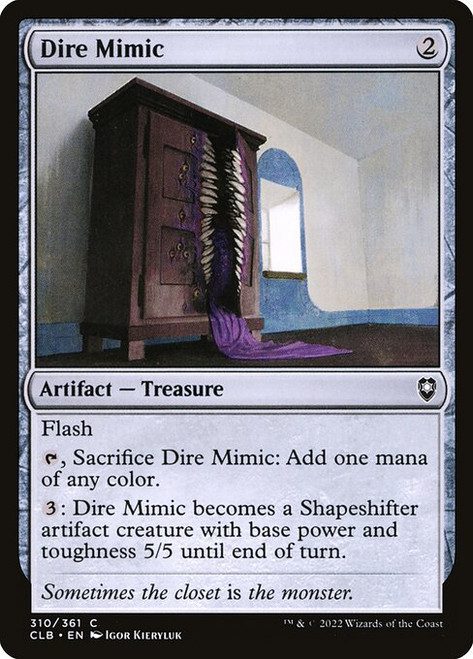 Dire Mimic (CLB) (Foil)