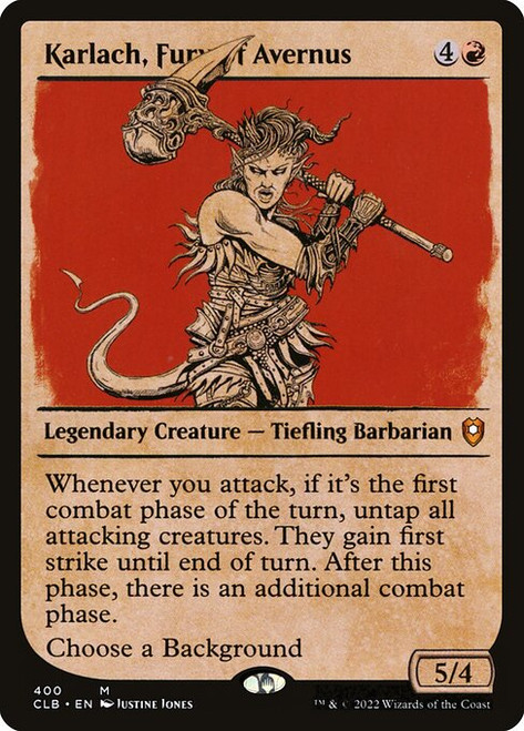 Karlach, Fury of Avernus (CLB) (Foil) (Showcase)