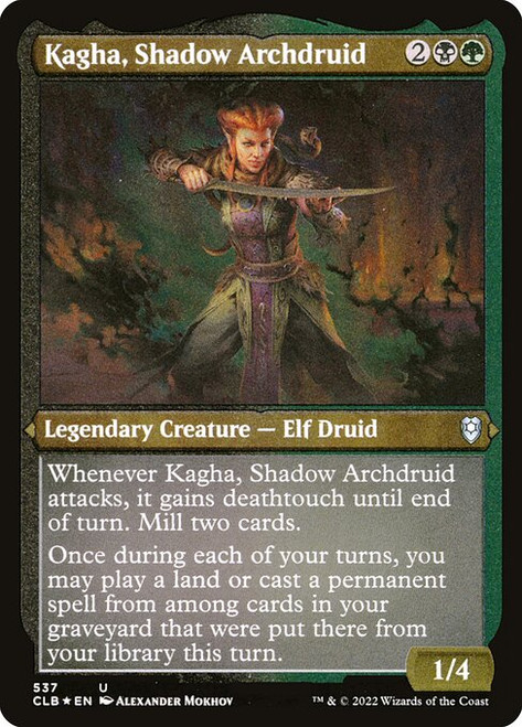 Kagha, Shadow Archdruid (CLB) (FoilEtched)