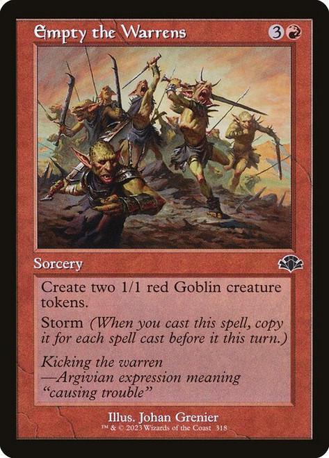 Empty the Warrens (Retro Border) (DMR) (Foil)