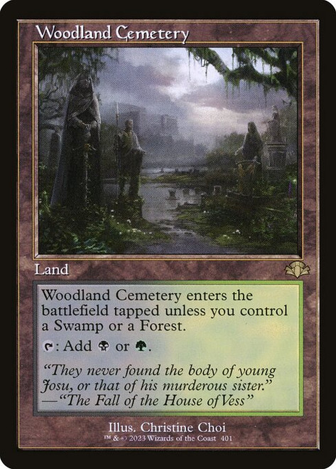 Woodland Cemetery (Retro Border) (DMR)