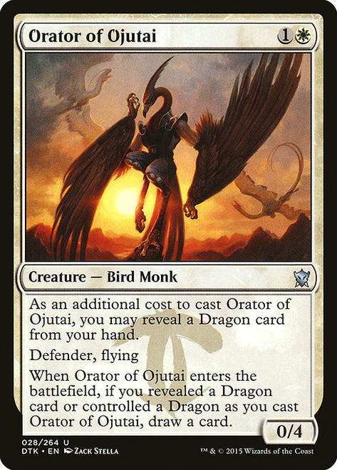 Orator of Ojutai (DTK) (Foil)