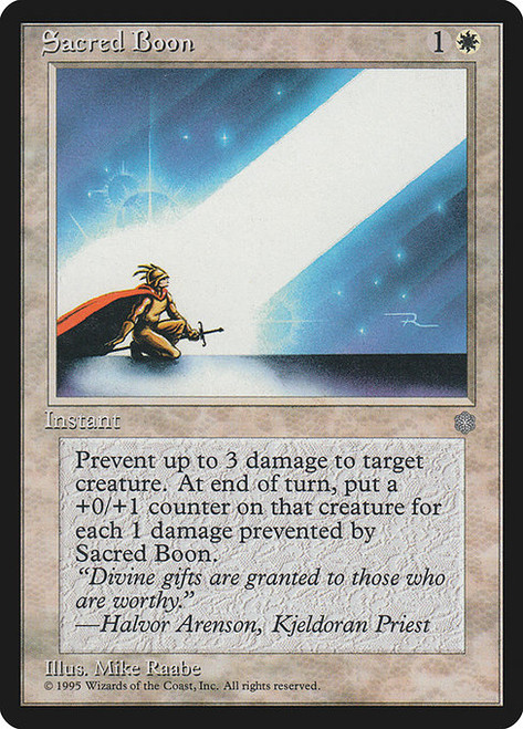 Sacred Boon (ICE)