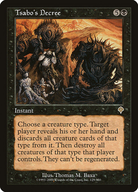 Tsabo's Decree (INV)