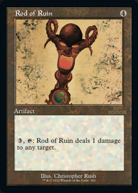 Rod of Ruin (Retro Frame) (30A)
