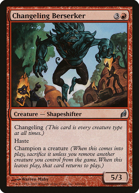 Changeling Berserker (LRW) (Foil)
