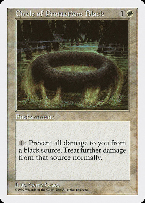 Circle of Protection: Black (5ED)