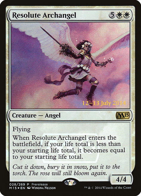 Resolute Archangel (Prerelease) (PM15) (Foil)