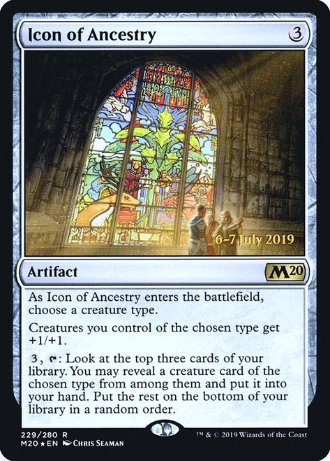 Icon of Ancestry (Prerelease) (PM20) (Foil)