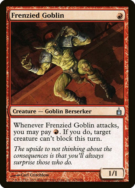 Frenzied Goblin (RAV) (Foil)