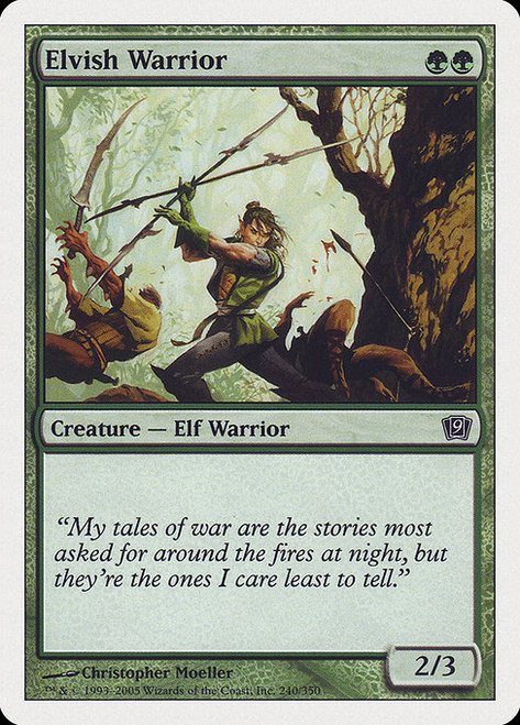 Elvish Warrior (9ED)