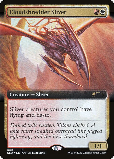 Cloudshredder Sliver (SLD) (Foil) (Extended Art)