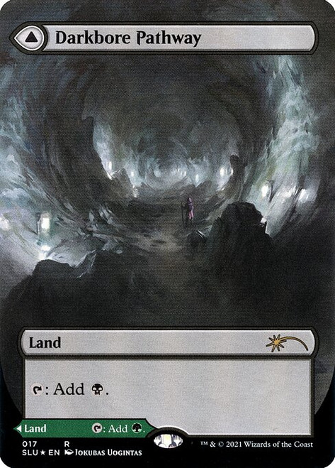 Darkbore Pathway // Slitherbore Pathway (SLU) (Foil)