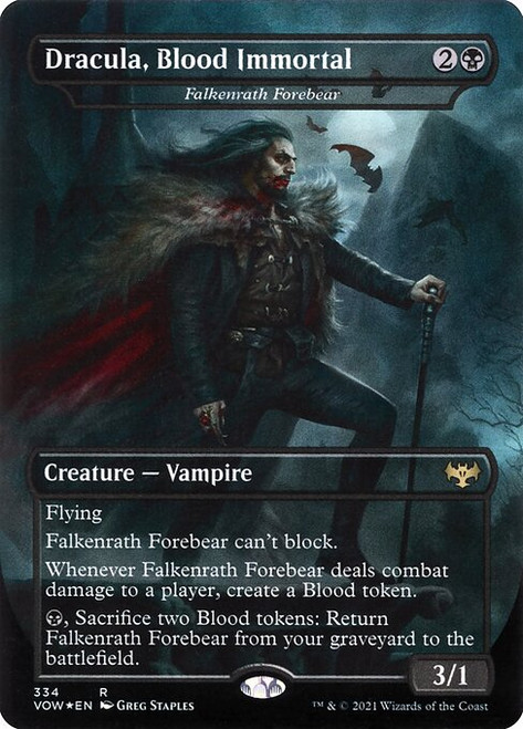 Falkenrath Forebear (Dracula, Blood Immortal) (VOW) (Foil) (Borderless)
