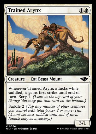 Trained Arynx (OTJ) (Foil) (36)