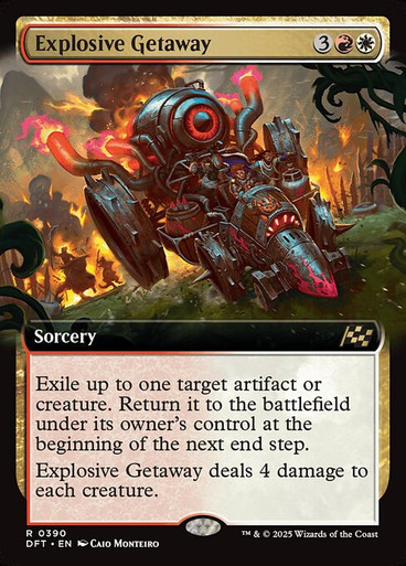Explosive Getaway (Extended Art) (DFT390N)