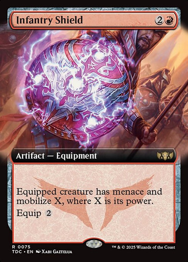 Infantry Shield (Extended Art) (TDC75N)