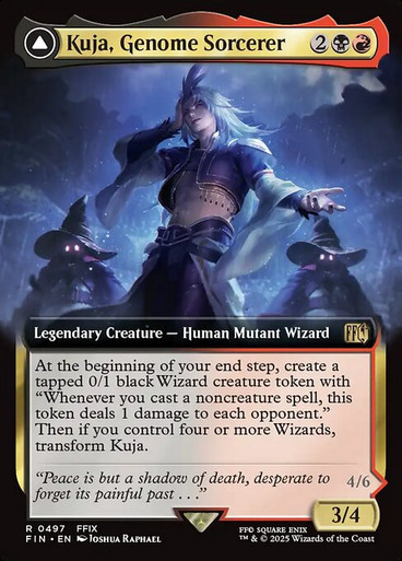 Kuja, Genome Sorcerer // Trance Kuja, Fate Defied (Extended Art) (FIN497N)