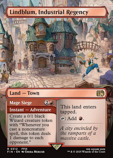 Lindblum, Industrial Regency // Mage Siege (Borderless) (FIN312N)