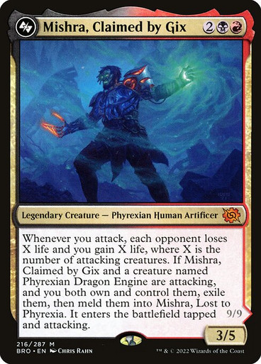 Mishra, Claimed by Gix // Mishra, Lost to Phyrexia (BRO)