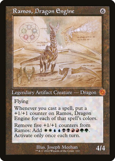 Ramos, Dragon Engine (#110) (Retro Border) (Retro Schematics) (BRR)