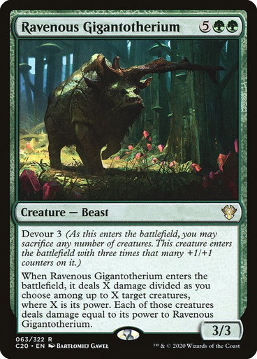 Ravenous Gigantotherium (C20)