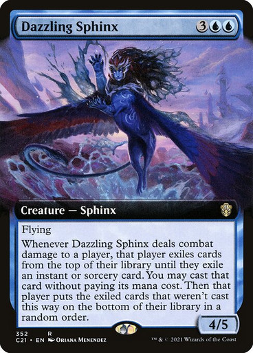 Dazzling Sphinx (C21) (Extended Art)