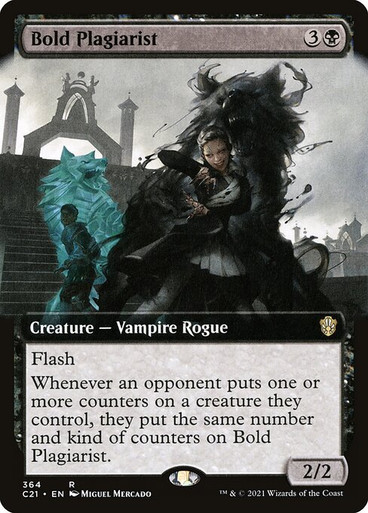 Bold Plagiarist (C21) (Extended Art)
