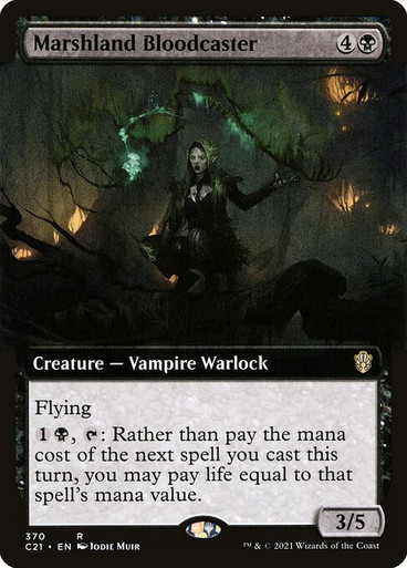 Marshland Bloodcaster (C21) (Extended Art)