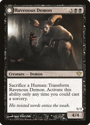 Ravenous Demon // Archdemon of Greed (DKA)
