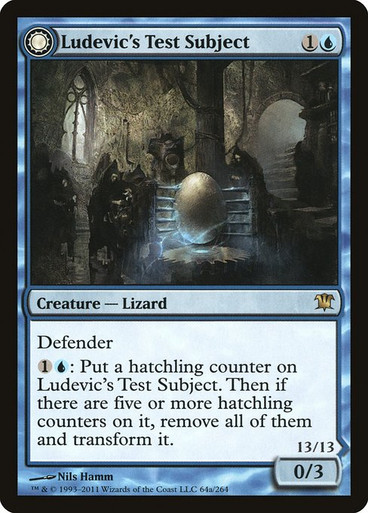 Ludevic's Test Subject // Ludevic's Abomination (ISD)
