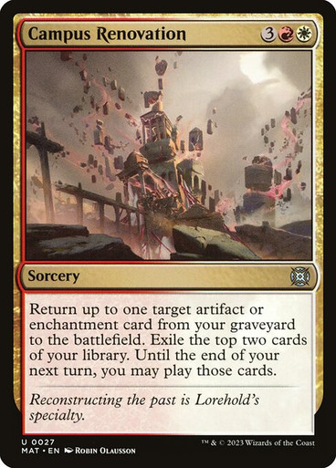 Campus Renovation (MAT) (Foil)