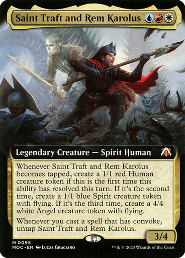 Saint Traft and Rem Karolus (MOC) (Extended Art)