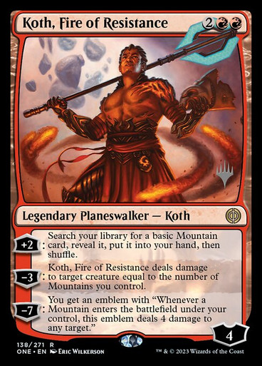 Koth, Fire of Resistance (Promo Pack) (PONE)